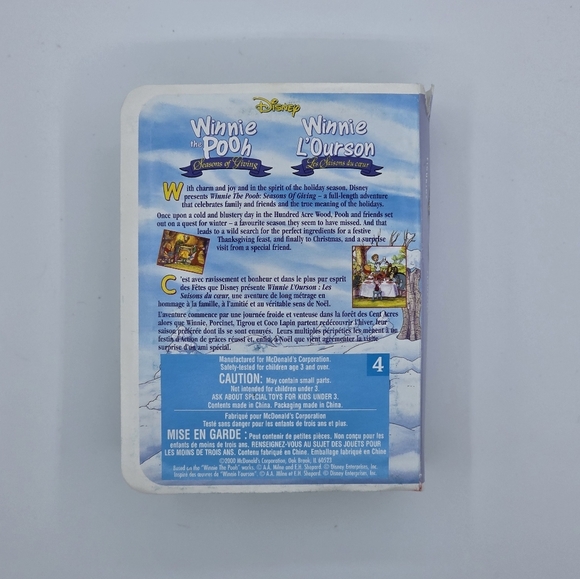 McDonald's Disney's Winnie the Pooh Seasons of Giving Eeyore Happy Meal Toy - Picture 2 of 11